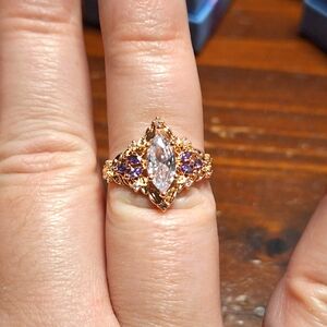Fairy Themed Marquise cut fashion ring size 7